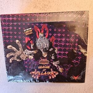 My Hero Academia TCG 1st Edition League of Villains Booster Box Sealed Limited